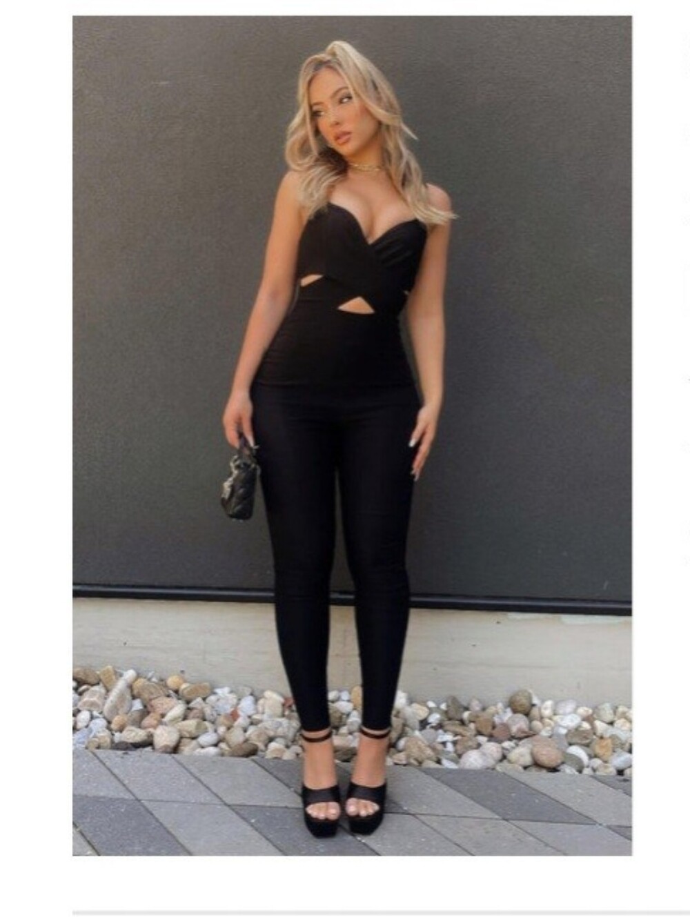 NWT Fashion Nova Black  Jumpsuit